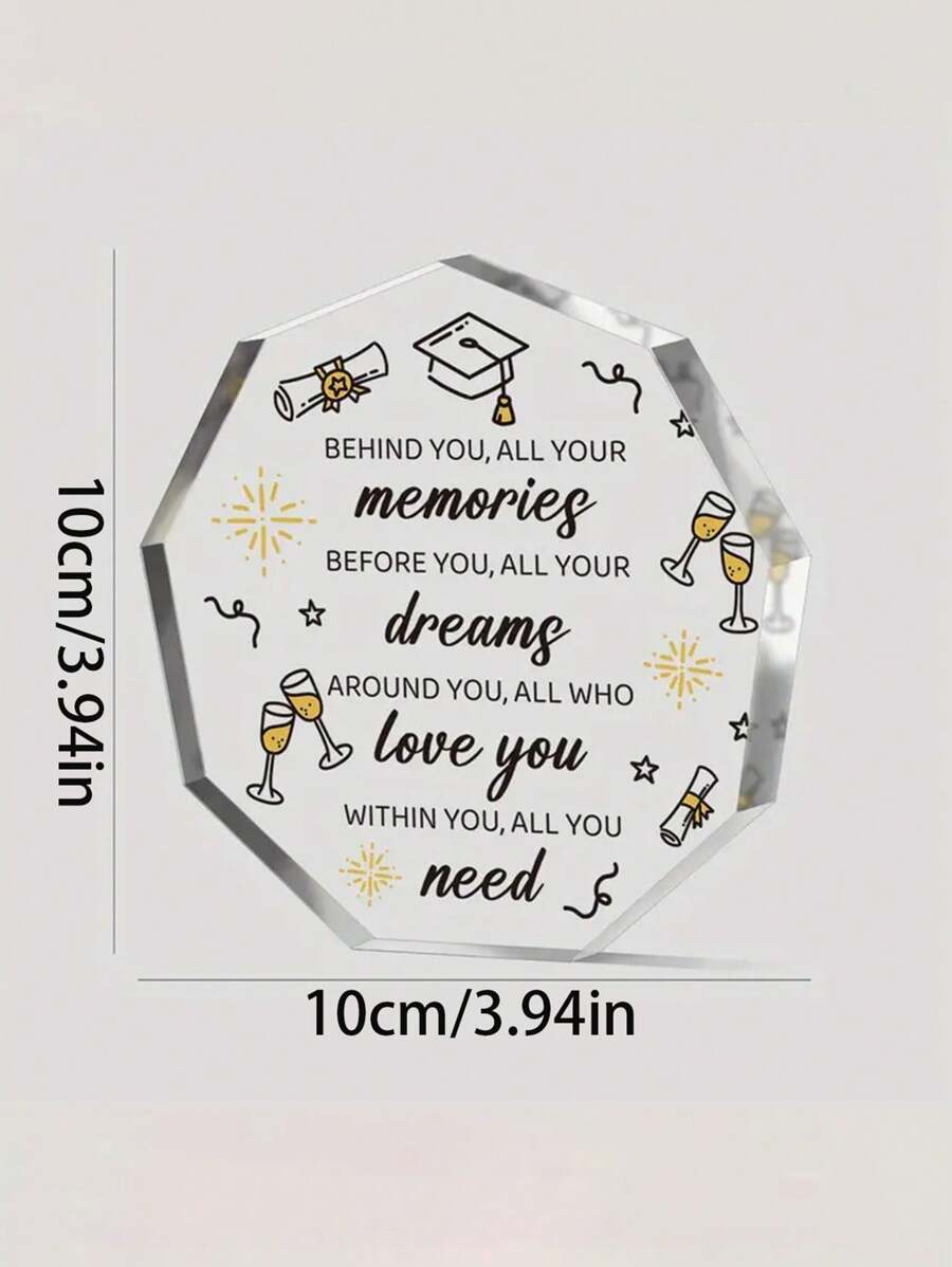 1pc Inspirational Graduation Gift For High School, College, Master's