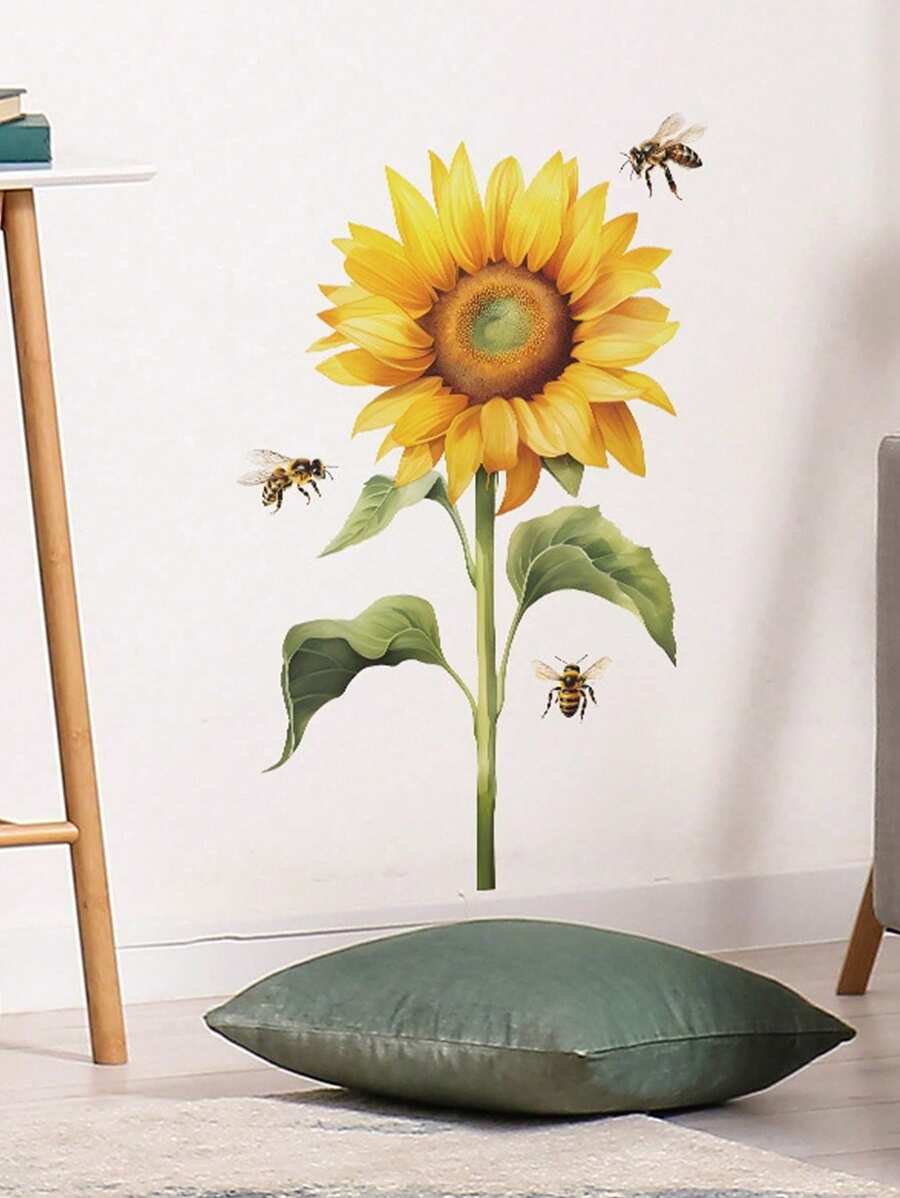 mama look 樹和鳥樣式牆貼 - 綠色 - 查看 1