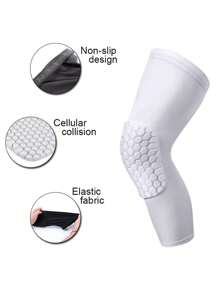 1/2pcs Knee Pads Compression Pads Long Leg Sleeve Collision Avoidance Brace Protection Knee Sleeve For Basketball Football Volleyball Cycling