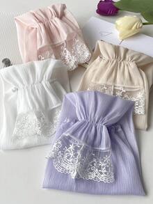 夏季防曬絲冰袖手套，透氣鬆身臂套，適用於開車、騎車、戶外活動 - 彩色 - 查看 1