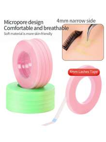 2/5/10 Rolls Eyelash Lift Tape Lash Extension Perm Tools Eyelash Lifting Kit False Eyelashes Tool Breathable Tape Isolation Medical Tape Hypoallergenic Eyelash Shop Makeup Tools 4mm*9m