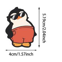 Nayiben 50入組有趣企鵝塗鴉貼紙，適用於水瓶、行李箱、筆記本、手提電腦、防水貼紙的派對禮物裝飾貼紙 - 彩色 - 查看 2