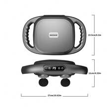 Handheld Deep Tissue Massagers: Percussion Massage Gun, 6-Head Back Massager For Muscle Relaxation In Back, Leg, Neck, Shoulder And Body, Gifts For Families And Friends (Grey) - Light Grey - View 11