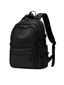 School Travel Laptop Backpack Lightweight Bag College Backpack For Cute Durable Backpack Casual Day Pack For Girls And Boys, Large Capacity Portable Backpack For Outdoor, Travel, Hiking, School. - Black - View 6