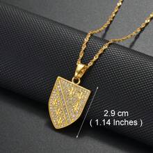 1pc Croatia Albania Serbia Bosnians,Bosnia Pendant Necklaces Jewelry With Cubic Zirconia - Multicolor - View 7