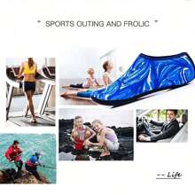 Giày đi biển Unisex, tất bơi lặn, dép lê mùa hè, dép đế bằng, dép đi biển, tất chống trượt cho bé trai bé gái - Màu xanh lam - Xem 5