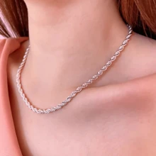 Women Chokers - 銀色 - 查看 2