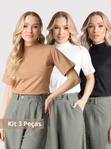 Women T-Shirts - Màu be - Xem 1