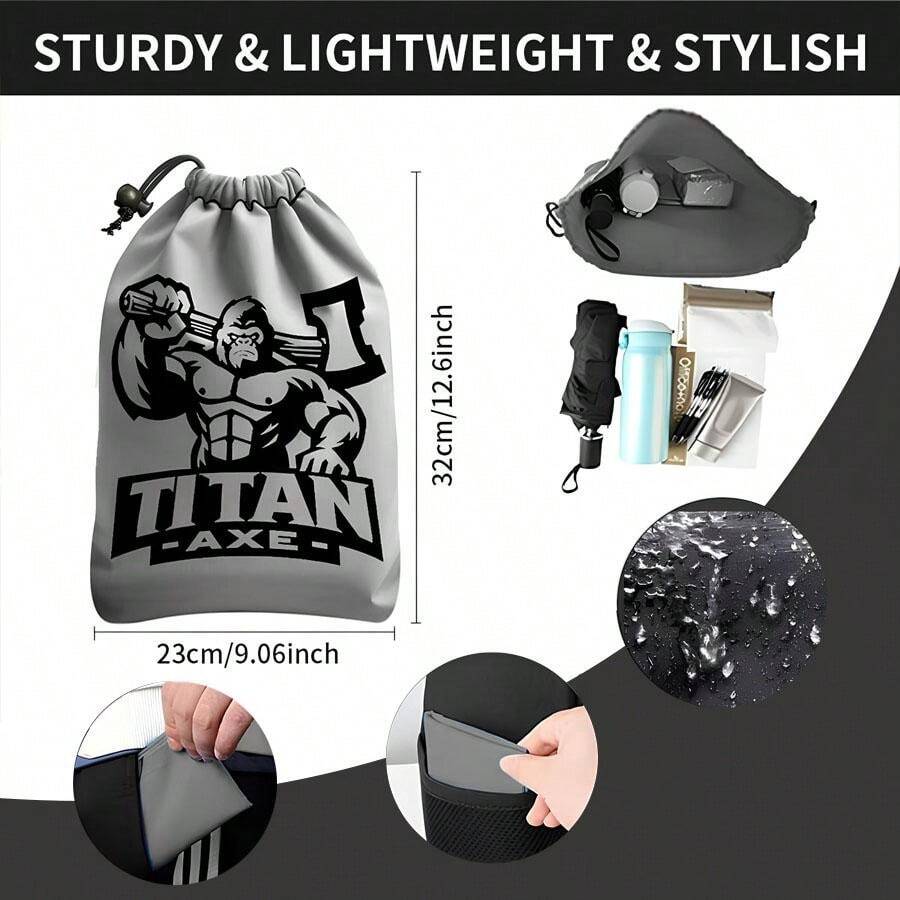 1pc Hip Thrust And Barbell Training Mat, With Premium Drawstring Band