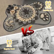 Pet Sniffing Pad For Indoor Use, Dog & Cat Use Training Blanket For Food Hiding, Slow Feeder Pad