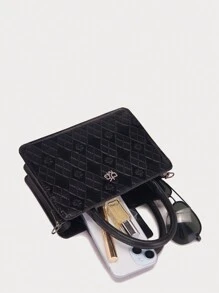 DK DKMG 1pc Women's Professional Business Casual Crocodile Pattern & Other Print Lightweight Outdoor Travel Commute Office Handbag, Tote Bag, Shoulder Bag, Suitable As Gift And For Daily Use