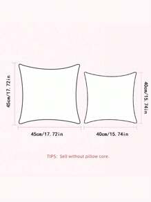 4入组/套黃色的枕套適用於家庭使用 - 黃色 - 查看 6