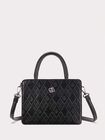 DK DKMG 1 件女士专业商务休闲鳄鱼图案及其他印花轻便户外旅行通勤办公手提包、托特包、单肩包，适合作为礼物和日常使用