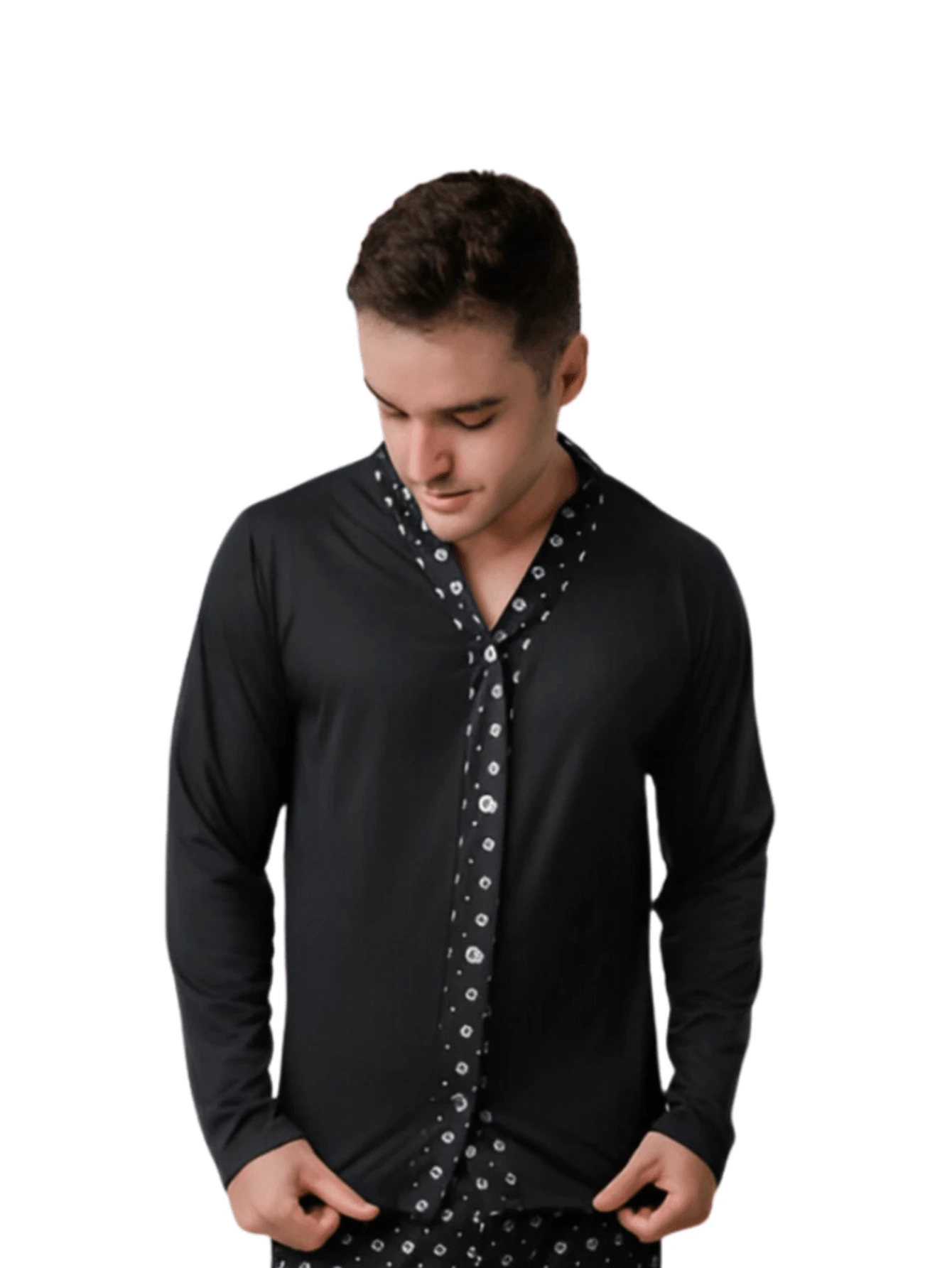 Men Loungewear Sets - màu đen - Xem 1