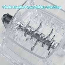 1入組夏季手動削冰機，冰沙機，可攜式削冰機，手動雪花冰機，非常適合製作雪花冰、沙冰，廚藝運輸用品，非常適合餐廳、廚房、酒吧、奶茶店、製冰、派對、旅行、婚禮、生日、露營、畢業、單身派對、廚房、廚房用品、儲存、裝飾、戶外使用。 - 無色 - 查看 7