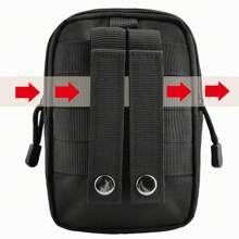 Bolso de cintura táctico al aire libre, cinturón de cintura militar, bolsa compacta para herramientas, organizador para billetera, teléfono móvil, banco de energía, camping, senderismo y equipo de montañismo - Multicolor - Ver 4