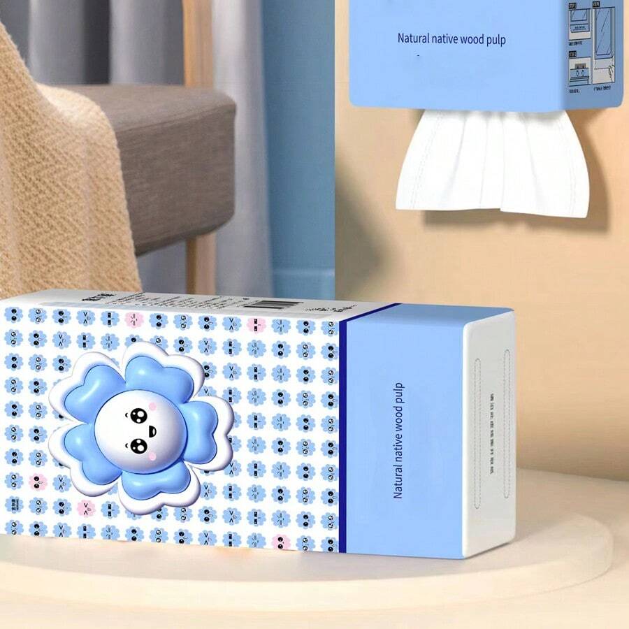 Affordable Hanging Bottom Pull Tissue Box For Home Kitchen, Convenient Paper Towel Holder And Hanger - Multicolor - View 1