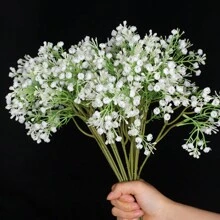 10 szt. sztuczne prawdziwe dotykowe zielone/białe oddechy dla mori style weselne dekoracje, sztuczne rośliny do kompozycji kwiatowych ślub, leśna gałąź na imprezę DIY, dekoracja domu do biura festiwal celebracja, dekoracja imprezy, centralny element wystroju biura domowego estetyczny wystrój pokoju, walentynki, sylwester wiosenny festiwal świąteczny wystrój domu, estetyczny wystrój pokoju, wystrój łazienki, wystrój sypialni, elegancki wystrój pokoju, wystrój pokoju boho, materiały do projektowania krajobrazu inżynieria krajobrazu
