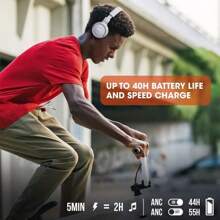 JBL Casque sans fil Bluetooth original TUNE 510BT, écouteurs de sport portables avec micro, son pur basses T510bt