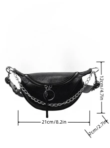Fashionable New Simple Solid Color Women Chest Bag, Matte Finish, Stylish And For Fall/Winter, Versatile Accessory