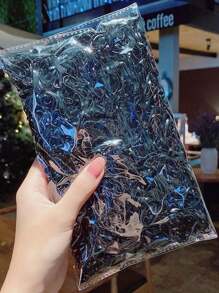 1000个/50个装糖果色简约设计弹力发圈，高品质，时尚优雅，适合日常佩戴，可扎马尾辫，可搭配各种服饰，多巴胺马尾发圈，发绳，发圈，发饰 - 彩色 - 查看 7