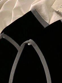 4条装女士夏季透气字母印花撞色内裤 - 彩色 - 查看 7