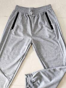 Men Sweatpants - Light Grey - View 4