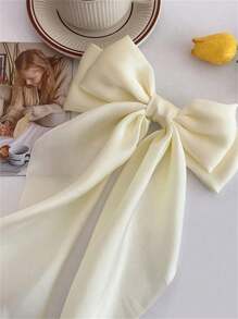 1-4 CÁI Nơ Tóc Lớn Cho Phụ Nữ, Kẹp Nơ Lớn Cho Bé Gái Nơ Cài Tóc Kiểu Pháp Có Đuôi Dài Cho Phụ Nữ Tiệc Cưới Kẹp Tóc Hàng Ngày Kẹp Tóc Trượt Kẹp Tóc - Nhiều màu - Xem 5