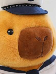 Búp bê Capybara Navy Seal nhồi bông vui nhộn có quần áo có thể tháo rời, Đồ sưu tầm, Trang trí nhà cửa - Màu Khaki - Xem 5