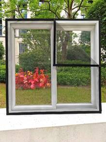 1 pieza Mosquitera autoadhesiva para ventana, cortina mosquitera para ventanas interiores