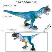 15 piezas Opciones de modelos de dinosaurios realistas, de 5 a 9 pulgadas de longitud, material sólido de PVC, decoración artesanal y juguetes educativos para niños, que incluyen Tyrannosaurus Rex, Carnotaurus, Spinosaurus, Brachiosaurus, Stegosaurus, Ankylosaurus, Triceratops, Velociraptor, Allosaurus, Diplodocus, Giganotosaurus, Suchomimus, Pteranodon, Modelos de dinosaurios, un gran regalo para la decoración de la habitación en festividades