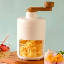 Portable Ice Shaver With Ice Tray - Snow Cone Maker, Suitable For Outdoor Camping & Home Use,Kitchen,Summer Beach Party,Food,Camping,Organizer,Room Decor,Kitchen Items. - White - View 4