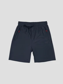 Men Plus Size Shorts - Xám - Xem 2