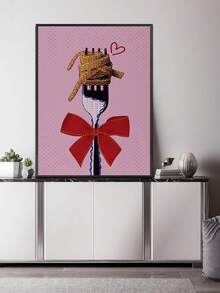 1 tấm áp phích vải bạt không khung, nghệ thuật cổ điển, mì Ý, nơ, nĩa, bánh sừng bò, áp phích tranh sơn dầu nghệ thuật trích dẫn, món quà lý tưởng cho phòng ngủ, phòng khách, phòng ăn, nhà bếp, phòng học, phòng tắm, quán cà phê, cửa hàng tráng miệng, hành lang, ký túc xá, nghệ thuật treo tường, trang trí tường, trang trí nhà cửa, tranh sơn dầu trang trí phòng - Nhiều màu - Xem 25