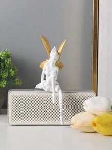 1 件树脂创意花园桌面装饰装饰品最佳礼物 - 銀色 - 查看 7