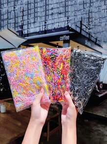 1000个/50个装糖果色简约设计弹力发圈，高品质，时尚优雅，适合日常佩戴，可扎马尾辫，可搭配各种服饰，多巴胺马尾发圈，发绳，发圈，发饰 - 彩色 - 查看 1