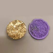 4 Pieces Embossed Flower Wax Seal Seal, Embossed Engraved Wax Seal Head, Wax Seal Head, Wedding Invitation Wax Seal, Letter Packaging, Seal Supplies Accessories Back To School