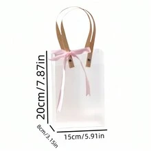 Small Transparent Gift Bag, Handheld Gift Box For Souvenirs, Elegant Birthday Gift Packaging Bag - Multicolor - View 6