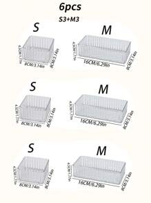 1pc Transparent Drawer Style Makeup Storage Box With Compartments For Cosmetics, Perfumes, Lipsticks, Eyebrow Pencils, Etc.,For Holiday Beach, Bathroom Collection, Bedroom Collection, Large Capacity