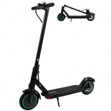 8.5" Folding Electric Scooter – 350W Motor, 30 KM/H Speed, Bluetooth, Dual Braking, Shock Absorption, Lightweight & Foldable For City Travel - Black - View 3