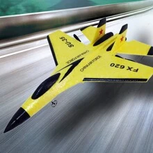 Modelo de avión RC de juguete en miniatura para principiantes para un vuelo fácil con medidas de 33*26*8 cm - Multicolor - Ver 10