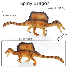 15 piezas Opciones de modelos de dinosaurios realistas, de 5 a 9 pulgadas de longitud, material sólido de PVC, decoración artesanal y juguetes educativos para niños, que incluyen Tyrannosaurus Rex, Carnotaurus, Spinosaurus, Brachiosaurus, Stegosaurus, Ankylosaurus, Triceratops, Velociraptor, Allosaurus, Diplodocus, Giganotosaurus, Suchomimus, Pteranodon, Modelos de dinosaurios, un gran regalo para la decoración de la habitación en festividades