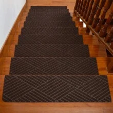 7pcs/Set Ins Style Self-Adhesive Stair Tread Mats, Non-Slip Step Covers For Decoration & Floor Protection - Multicolor - View 23