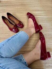Women Pumps - 紫紅色 - 查看 2