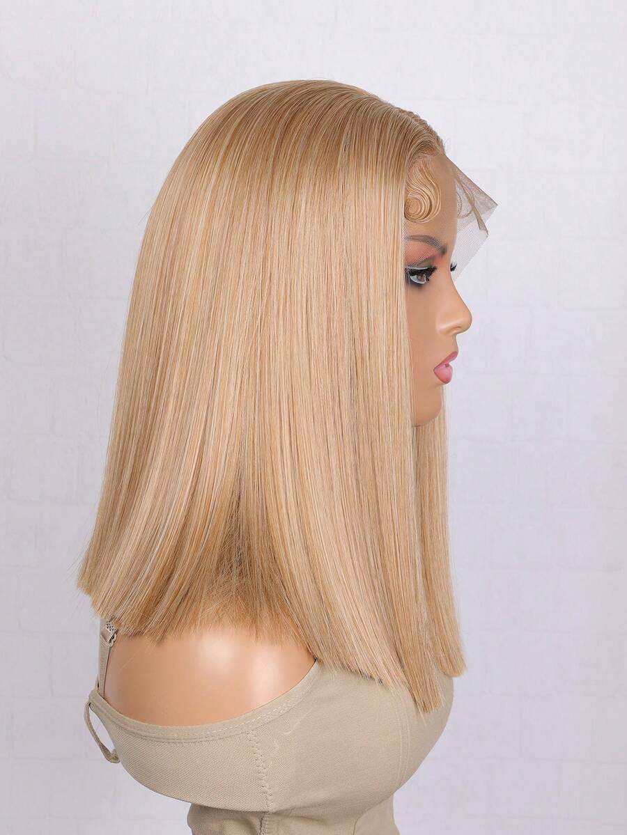 Synthetic Lace Front Wig Short Bob Hair Wave Head 13 * 4 Area
