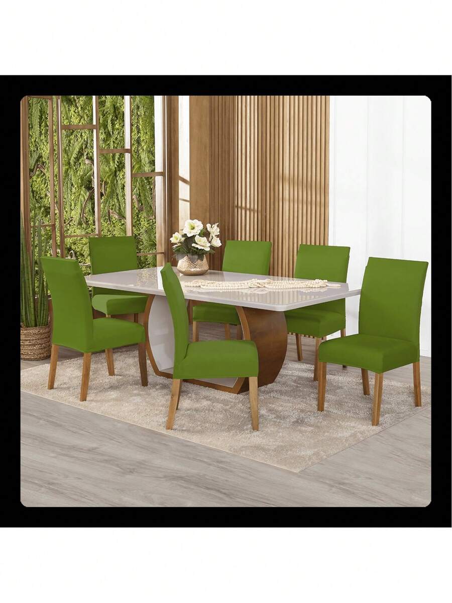 Chair Covers - Màu xanh Ô liu - Xem 1