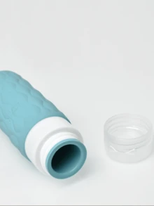 Podróżna butelka wielokrotnego użytku, 1 szt. 100 ml wyciskana silikonowa tubka na balsam Przenośna pusta butelka na szampon, żel pod prysznic, kosmetyki itp. Nadaje się do podróży służbowych, zajęć fitness, przechowywania na zewnątrz - Wielokolorowe - Zobacz 9