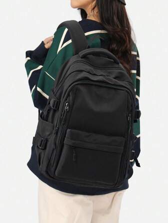 Backpack For School Girls Boys Aesthetic Lightweight Travel Daypack Simple Cute Backpack For Women Men Waterproof College High School Bookbag Women Backpack Nylon Waterproof Suitable For College Travel Camping For Students Gift For Girls Women PresentsSchool Backpack,School Bag,Big Backpack,Backpack School,Back To School Bags,Back To School Backpack,Large Capacity,Lightweight,Portable, Suitable For Teen Girls Women College Students, Perfect For Back To School,First Day Of School,College,Middle School, High School