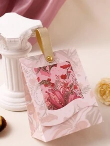 10入組/袋復古法式婚禮糖果盒手提禮物包帶歐式輕奢婚禮周年慶糖果袋巧克力禮品盒 - 送給新娘的生日派對禮物袋 - 白色 - 查看 18