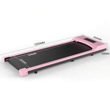 KRISRATE Walking Pad Treadmill Under Desk, Electric Under Desk Treadmill Quiet, Flat Portable Treadmill With LED Display And Remote Control, Installation-Free Walking Treadmills For Home Office - Hồng - Xem 6